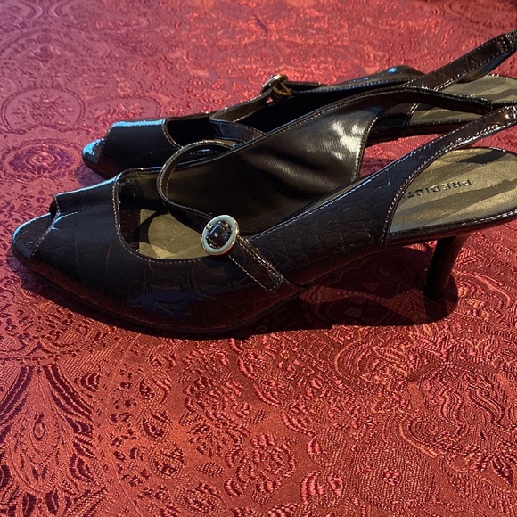 Predictions low heel peep toes shoe size 9W - Picture 2 of 5
